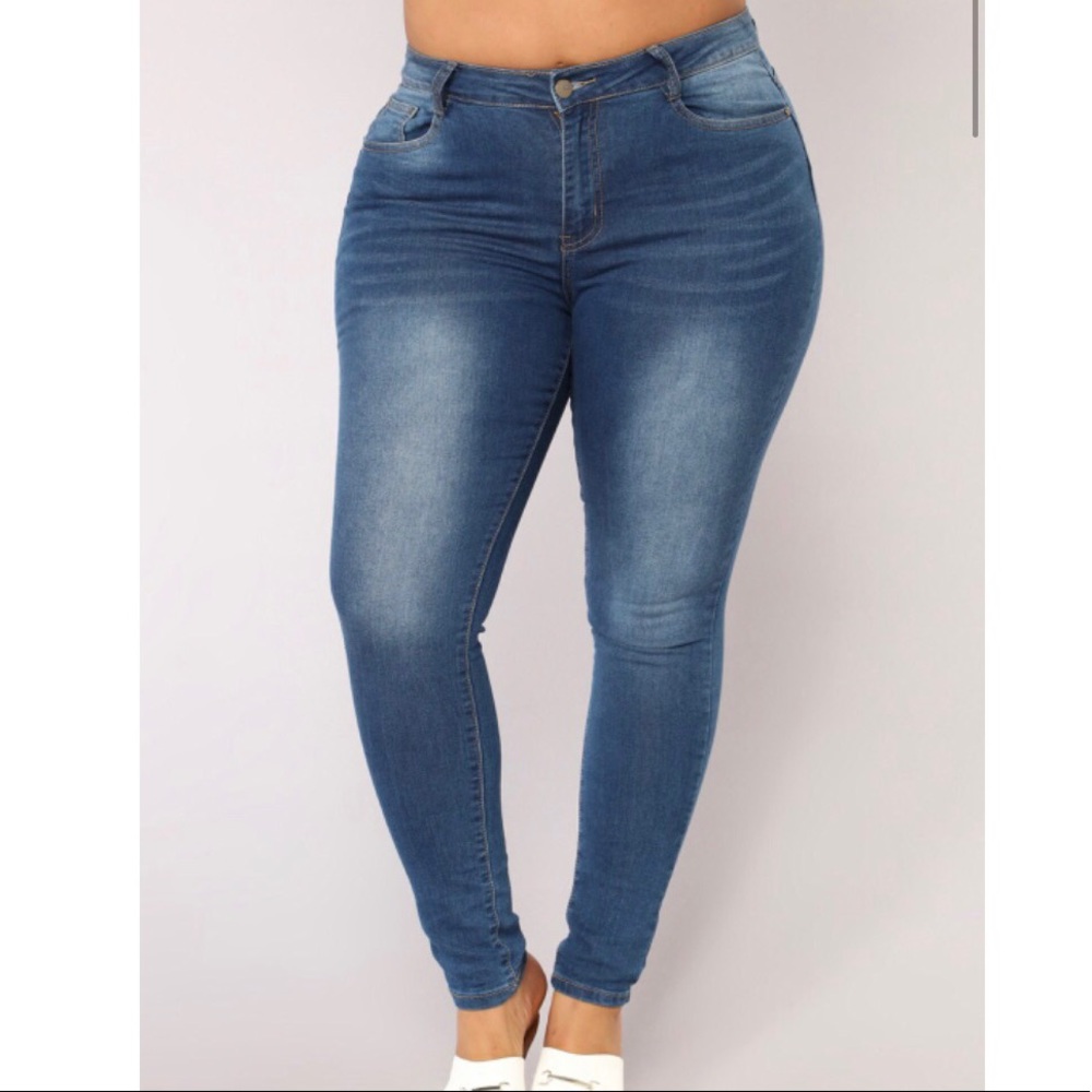 Medium Wash Blue Jeans